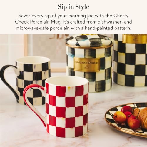 Amazon.com: MacKenzie-Childs: Cherry Check
